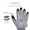 Ergodyne Gray Coated Waterproof Winter Work Gloves, M, PK144 7501-CASE - alternate 8